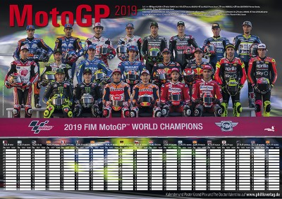 MotoGP 2019 Plakat 