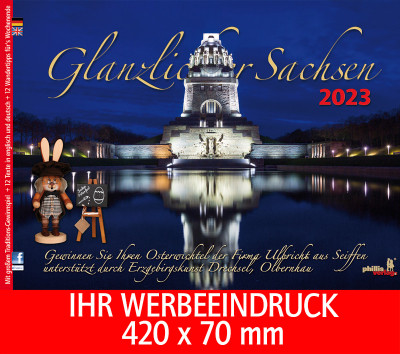 2023 Werbekalender »Glanzlichter Sachsen« 