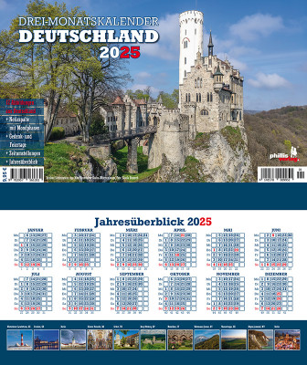 2025 3-MONATSPLANER »Deutschland« 