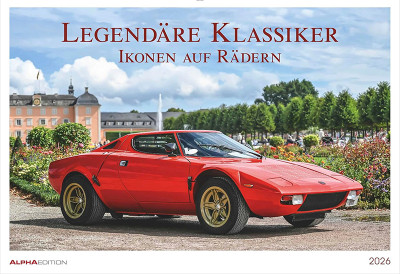 2026 Kalender »Legendäre Klassiker« 