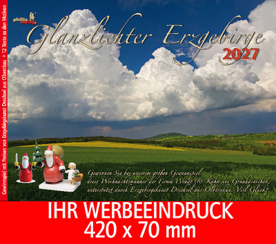 2027 Werbekalender »Glanzlichter Erzgebirge« 