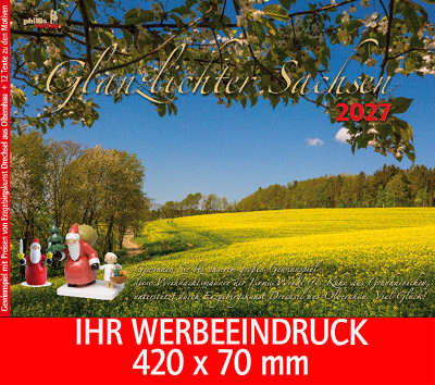 2027 Werbekalender »Glanzlichter Sachsen« 