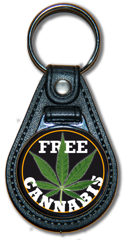 Schlüsselanhänger Free Cannabis 