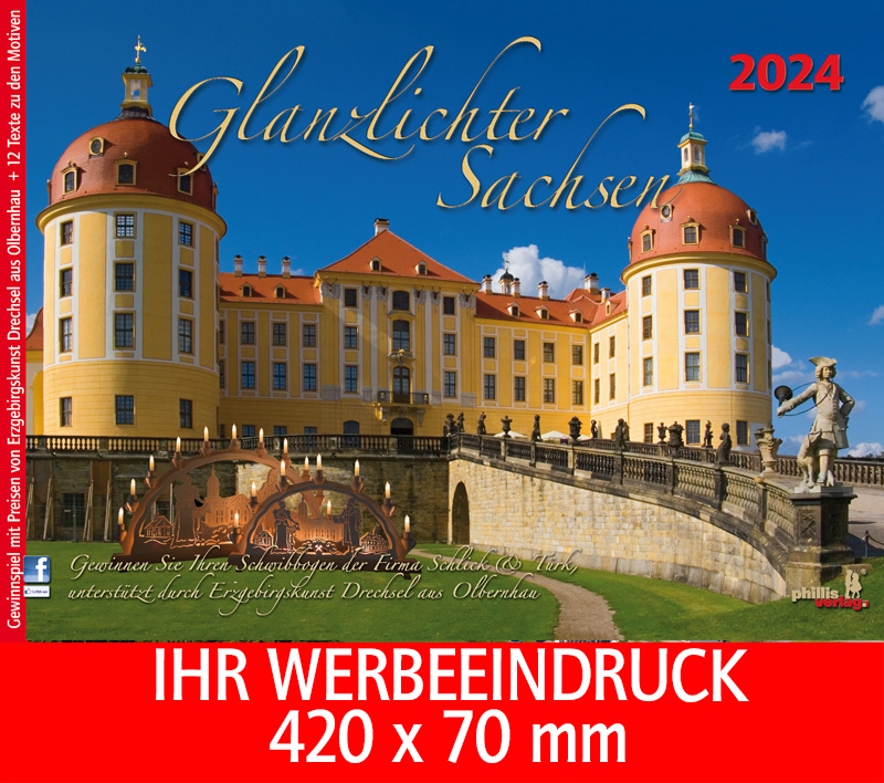 2024 Werbekalender »Glanzlichter Sachsen« 